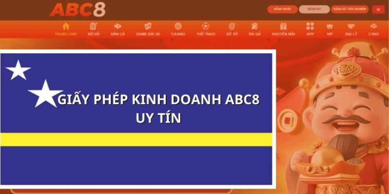 ABC8 được cấp giấy phép kinh doanh uy tín 