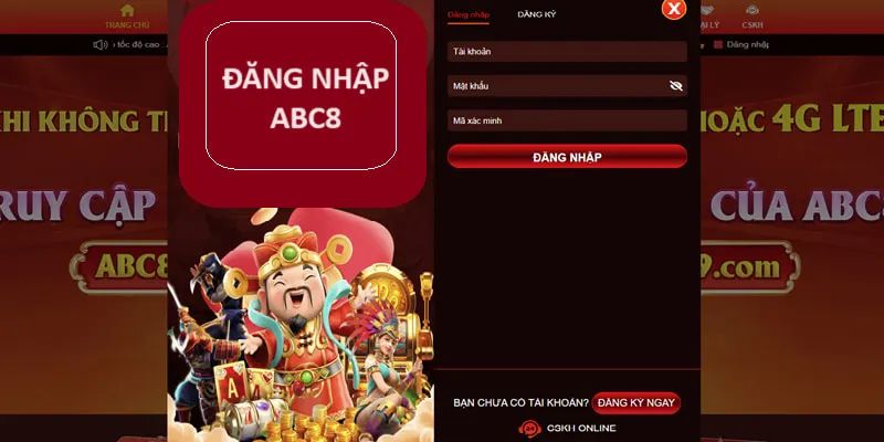 Hướng dẫn đăng nhập ABC8 trên máy tính 