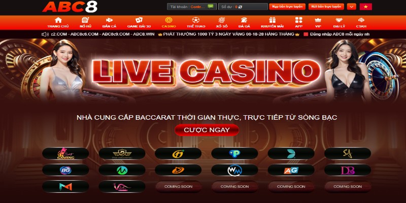 Tổng quan về casino ABC8